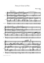 Maia: Tema for Clarinet and Flute (1998)