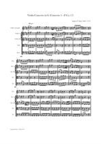 Zani: Violin Concerto in G