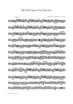 Dall'Abaco: XI Cello Caprices for Cello Solo