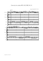 Vivaldi: Cello Concerto in a minor