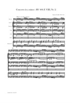 Vivaldi: Bassoon Concerto in a minor