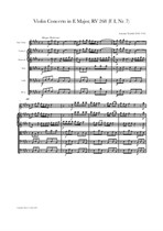 Vivaldi: Violin Concerto in E