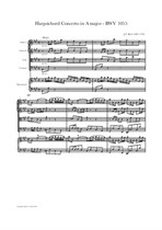 Bach: Harpsichord Concerto in A major